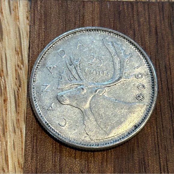 Vintage Quarter Bundle of 2 qty Coins - Featuring King George & Queen Elizabeth - Picture 8 of 9